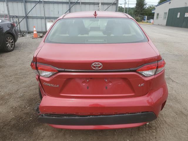 JTDEPRAE6LJ078149 - 2020 TOYOTA COROLLA LE RED photo 6