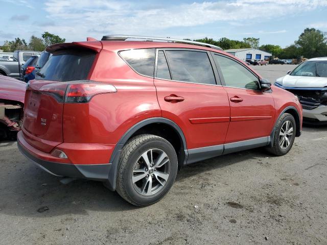 JTMRFREV4HJ165280 - 2017 TOYOTA RAV4 XLE RED photo 3