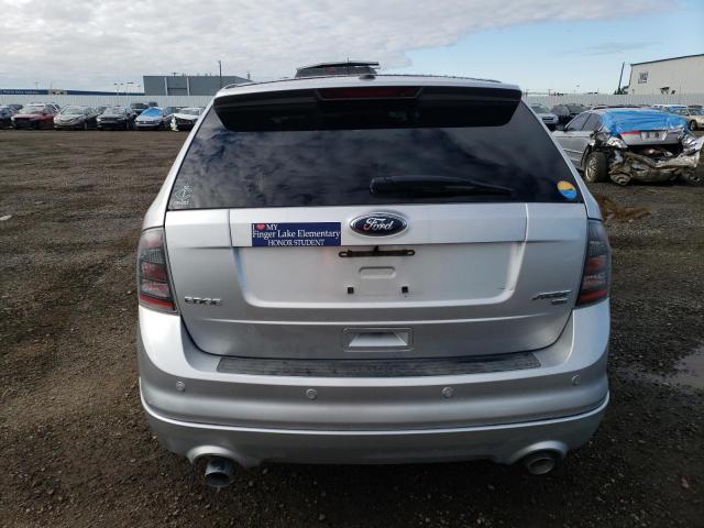 2FMDK4AC5ABA28609 - 2010 FORD EDGE SPORT SILVER photo 6