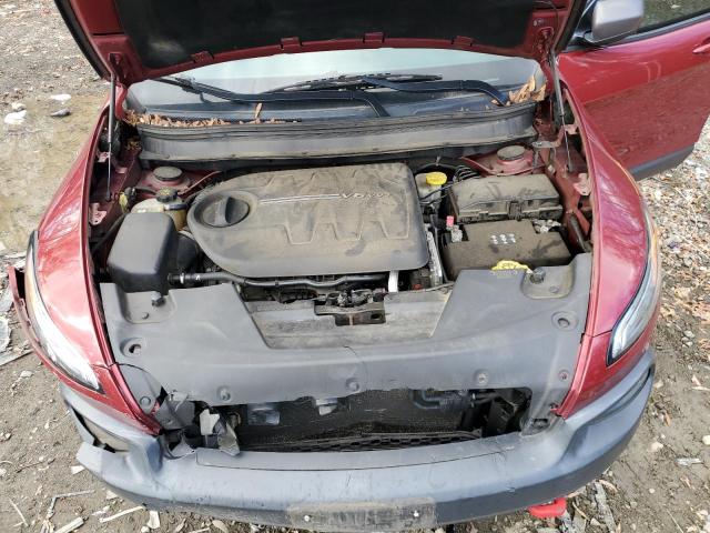 1C4PJMBS7FW786404 - 2015 JEEP CHEROKEE TRAILHAWK Tünd qırmızı foto 11