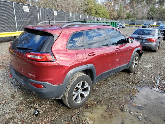 1C4PJMBS7FW786404 - 2015 JEEP CHEROKEE TRAILHAWK Tünd qırmızı foto 3