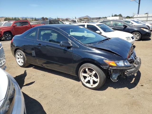 2HGFG12657H507268 - 2007 HONDA CIVIC LX BLACK photo 4