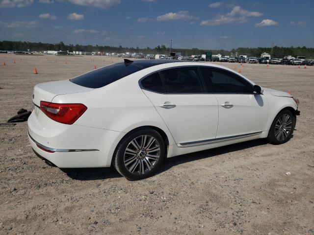 KNALN4D73E5137180 - 2014 KIA CADENZA PREMIUM WHITE photo 3