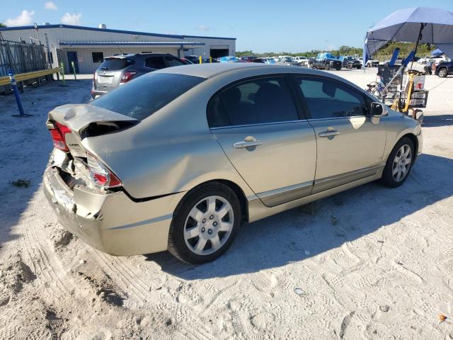 1HGFA165X7L011128 - 2007 HONDA CIVIC LX 米色 照片 3