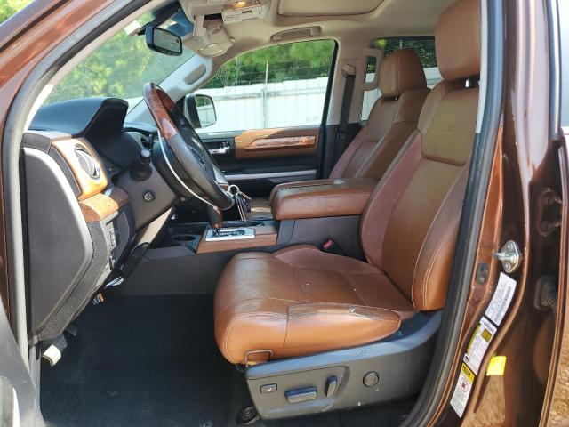 5TFAW5F16EX363188 - 2014 TOYOTA TUNDRA CREWMAX PLATINUM BROWN photo 7