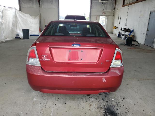 3FAHP07Z19R190624 - 2009 FORD FUSION SE წითელი ფოტო 6
