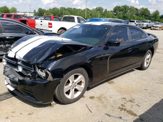 2C3CDXBG2CH296633 - 2012 DODGE CHARGER SE BLACK photo 1