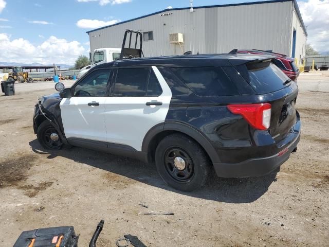 1FM5K8AB0LGB67545 - 2020 FORD EXPLORER POLICE INTERCEPTOR ذو لونين صورة 2