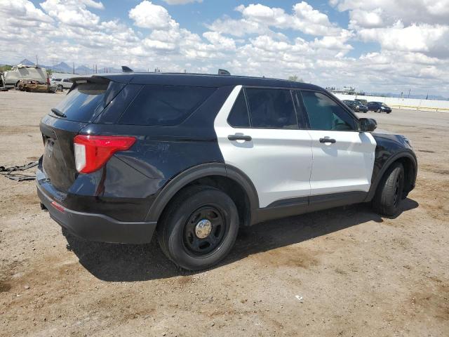 1FM5K8AB0LGB67545 - 2020 FORD EXPLORER POLICE INTERCEPTOR ذو لونين صورة 3