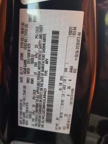 5LMCJ2C96HUL68423 - 2017 LINCOLN MKC SELECT 蓝色 照片 12