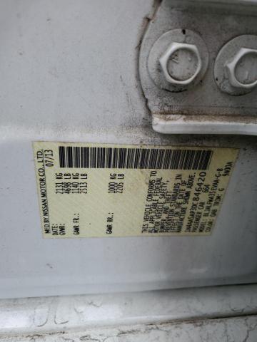 1N4AA5AP3DC846420 - 2013 NISSAN MAXIMA S Weiß Foto 12