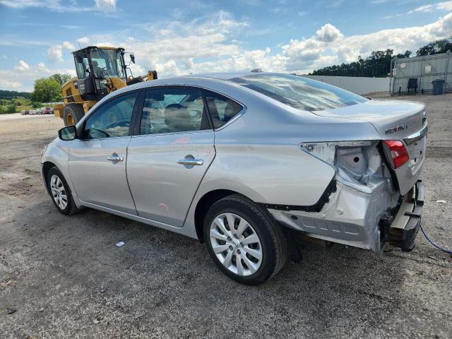 3N1AB7AP4HY210964 - 2017 NISSAN SENTRA S SILVER photo 2