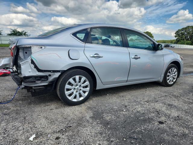 3N1AB7AP4HY210964 - 2017 NISSAN SENTRA S SILVER photo 3