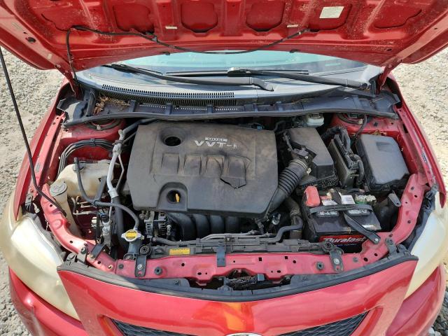 JTDBL40E89J035136 - 2009 TOYOTA COROLLA BASE RED photo 11