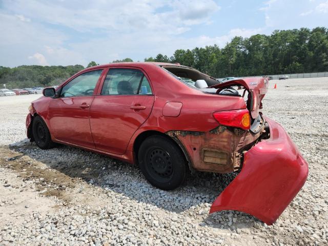 JTDBL40E89J035136 - 2009 TOYOTA COROLLA BASE RED photo 2