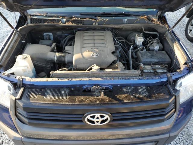 5TFUM5F18FX060899 - 2015 TOYOTA TUNDRA DOUBLE CAB SR/SR5 BLUE photo 11