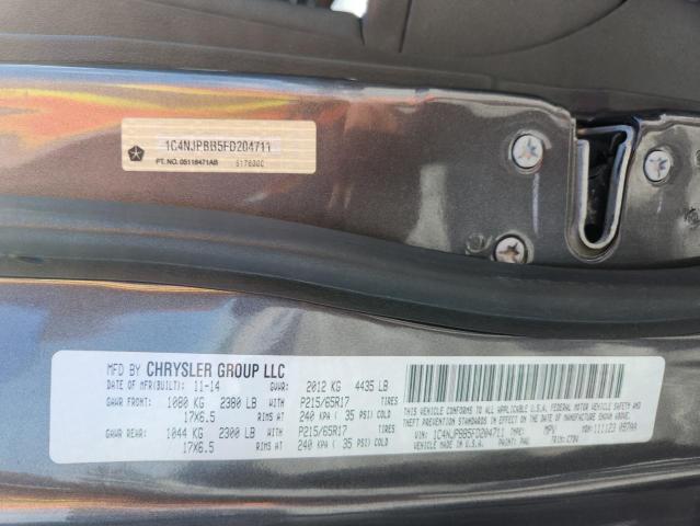 1C4NJPBB5FD204711 - 2015 JEEP PATRIOT SPORT Grau Foto 13