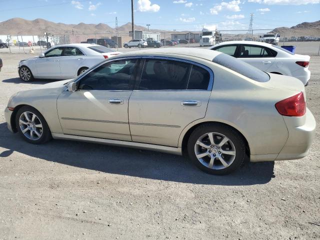 JNKCV51E65M201437 - 2005 INFINITI G35 BEIGE photo 2