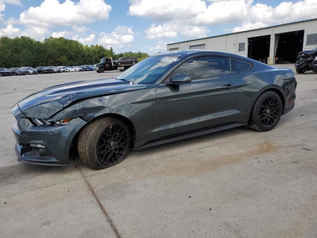 1FA6P8THXF5341350 - 2015 FORD MUSTANG GRAY photo 1