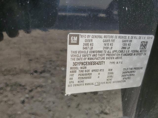 3GYFNCE36ES642071 - 2014 CADILLAC SRX PERFORMANCE COLLECTION 黑色 照片 12