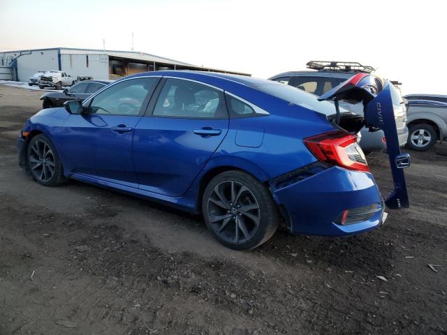 2HGFC2F82KH592740 - 2019 HONDA CIVIC SPORT 蓝色 照片 2