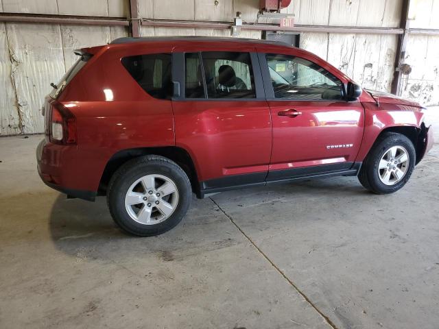 1C4NJCBA4ED777632 - 2014 JEEP COMPASS SPORT Қызыл фото 3