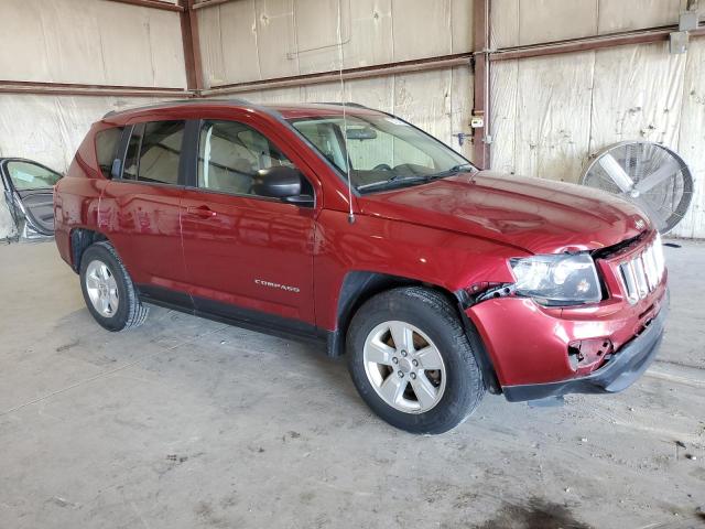 1C4NJCBA4ED777632 - 2014 JEEP COMPASS SPORT Қызыл фото 4