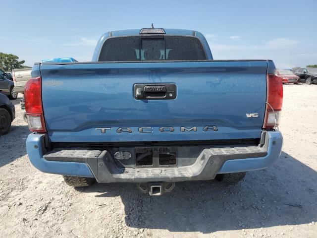 3TMCZ5AN3KM196140 - 2019 TOYOTA TACOMA DOUBLE CAB BLUE photo 6