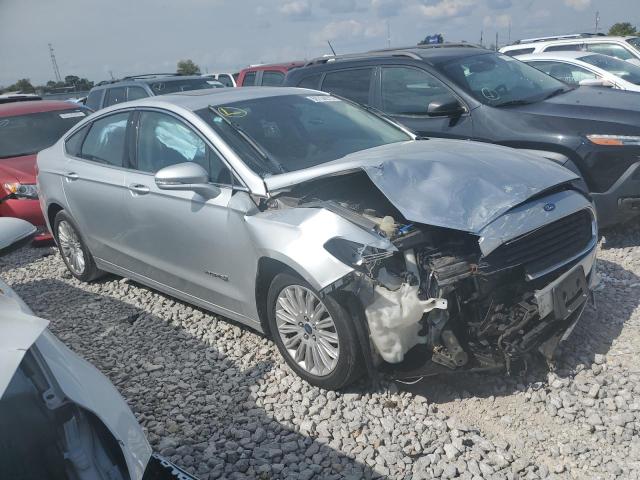 3FA6P0LU2DR233796 - 2013 FORD FUSION SE HYBRID SILVER photo 4