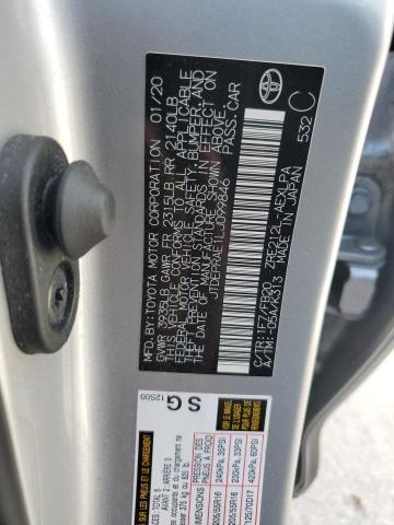 JTDEPRAE1LJ099846 - 2020 TOYOTA COROLLA LE SILVER photo 13