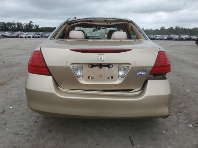 1HGCM567X7A083493 - 2007 HONDA ACCORD EX GOLD photo 6