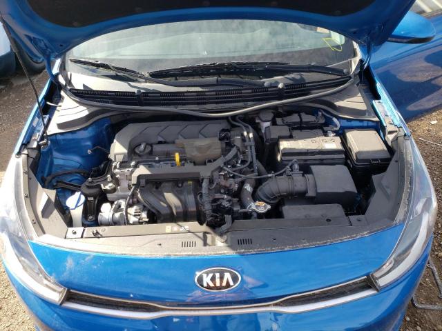 3KPA24AD3ME368001 - 2021 KIA RIO LX BLUE photo 11