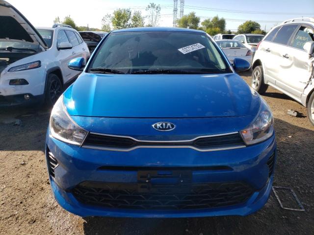 3KPA24AD3ME368001 - 2021 KIA RIO LX BLUE photo 5