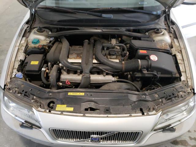 YV1TS91D821254110 - 2002 VOLVO S80 T6 TURBO SILVER photo 11