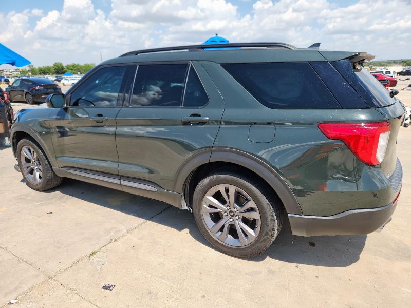 1FMSK7DHXNGB64989 - 2022 FORD EXPLORER XLT მწვანე ფოტო 2