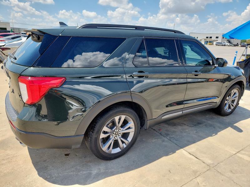 1FMSK7DHXNGB64989 - 2022 FORD EXPLORER XLT მწვანე ფოტო 3