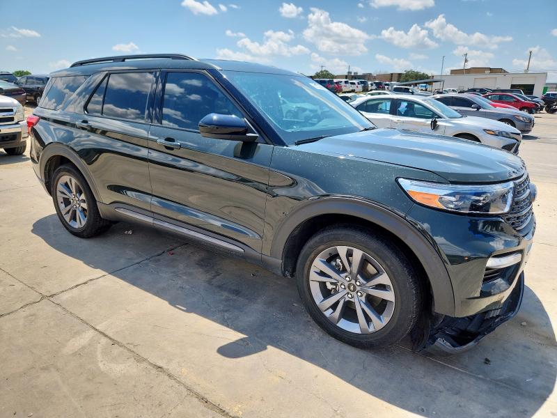 1FMSK7DHXNGB64989 - 2022 FORD EXPLORER XLT მწვანე ფოტო 4