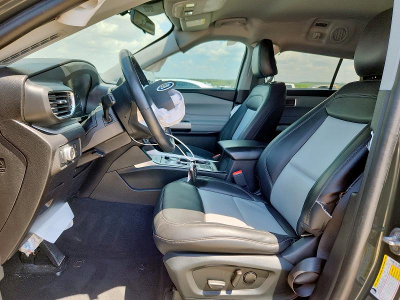 1FMSK7DHXNGB64989 - 2022 FORD EXPLORER XLT მწვანე ფოტო 7