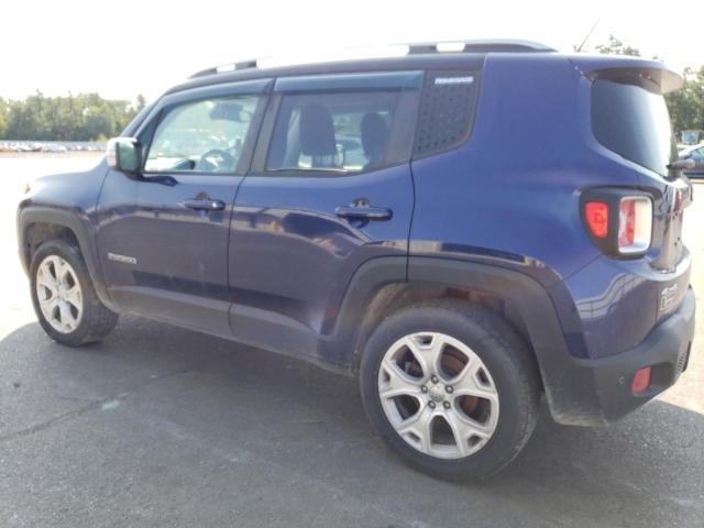 ZACCJBDT4GPD54103 - 2016 JEEP RENEGADE LIMITED BLUE photo 2