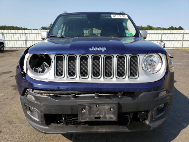 ZACCJBDT4GPD54103 - 2016 JEEP RENEGADE LIMITED BLUE photo 5