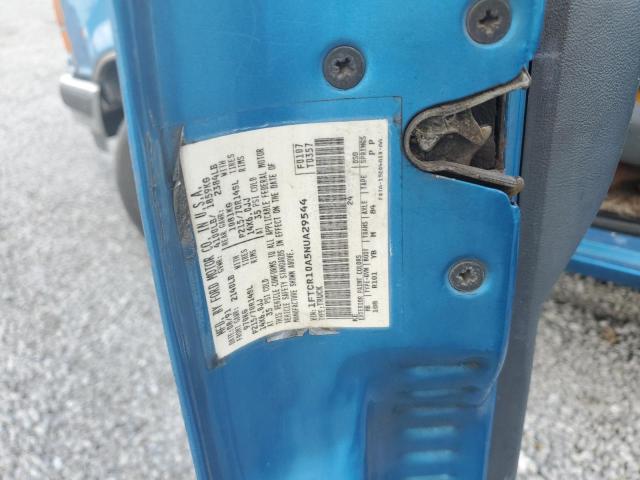 1FTCR10A5NUA29544 - 1992 FORD RANGER XLT BLUE photo 12