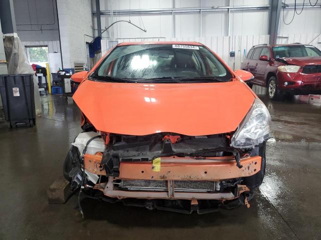 JTDKDTB35E1069919 - 2014 TOYOTA PRIUS C ORANGE photo 5