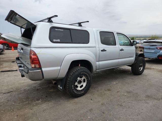 5TELU42N17Z464085 - 2007 TOYOTA TACOMA DOUBLE CAB SILVER photo 3