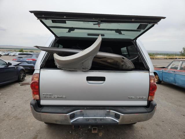 5TELU42N17Z464085 - 2007 TOYOTA TACOMA DOUBLE CAB SILVER photo 6