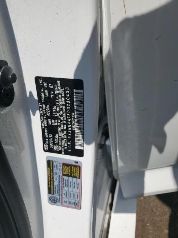 5XXGN4A76DG230438 - 2013 KIA OPTIMA EX WHITE photo 12