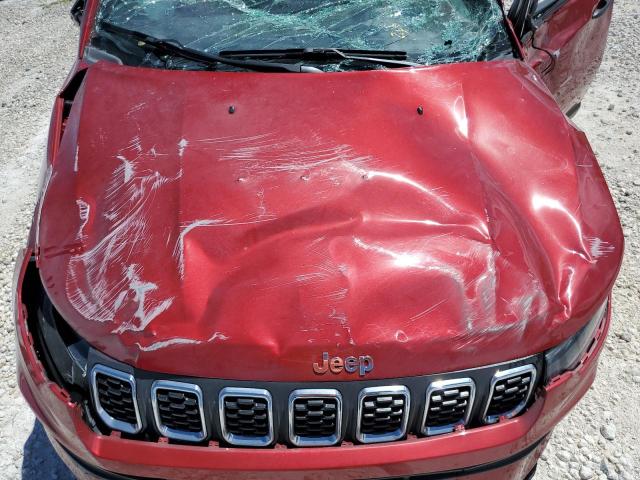 3C4NJDANXST506624 - 2025 JEEP COMPASS SPORT წითელი ფოტო 12