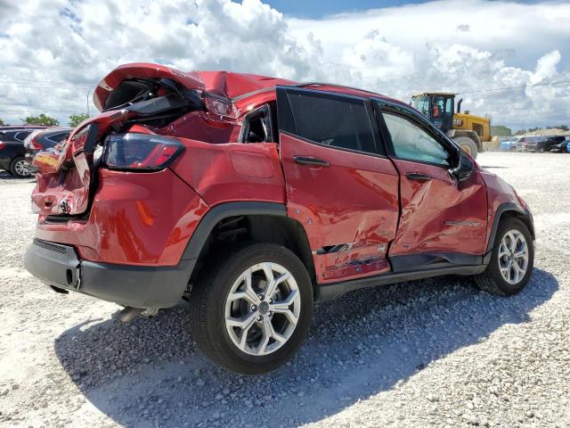 3C4NJDANXST506624 - 2025 JEEP COMPASS SPORT წითელი ფოტო 3