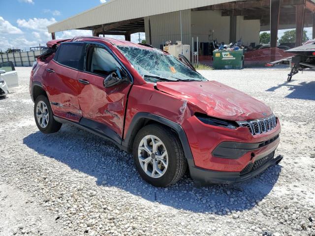 3C4NJDANXST506624 - 2025 JEEP COMPASS SPORT წითელი ფოტო 4