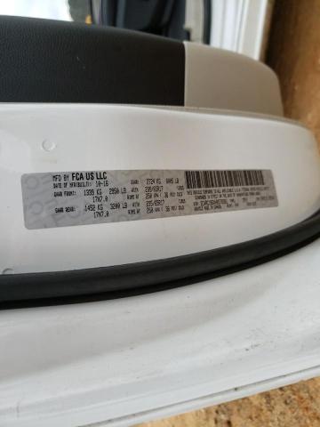 2C4RC1BGXHR578381 - 2017 CHRYSLER PACIFICA TOURING L თეთრი ფოტო 10