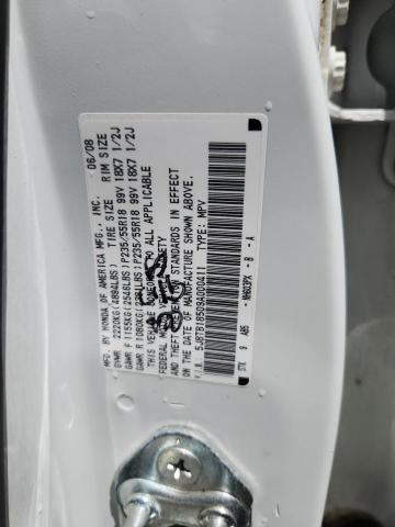 5J8TB18509A000411 - 2009 ACURA RDX TECHNOLOGY WHITE photo 13